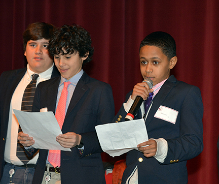 boy speaking 
