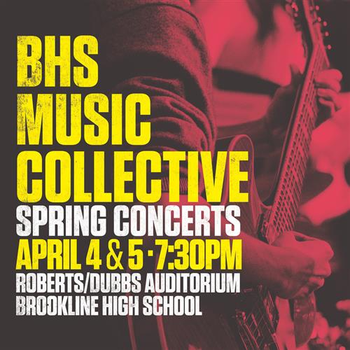 BHS Music Collective Spring Concerts Flier