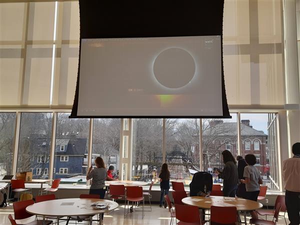 Screening of NASA's solar eclipse broadcast at 22 Tappan