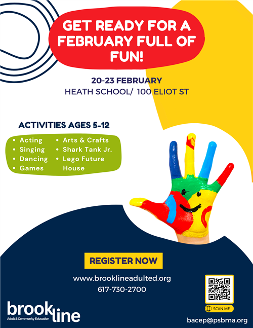 February Vacation Flyer